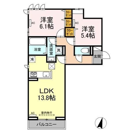 アーバンライフヒロの物件間取画像